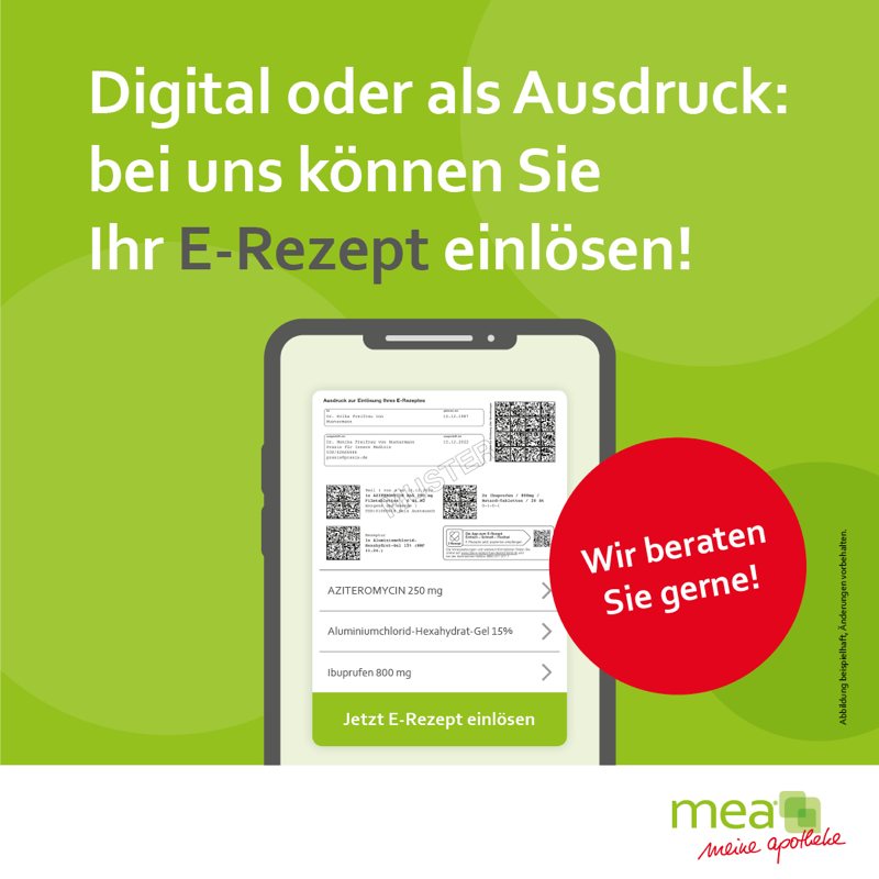Wir sind bereit für das E-Rezept! E-Rezept